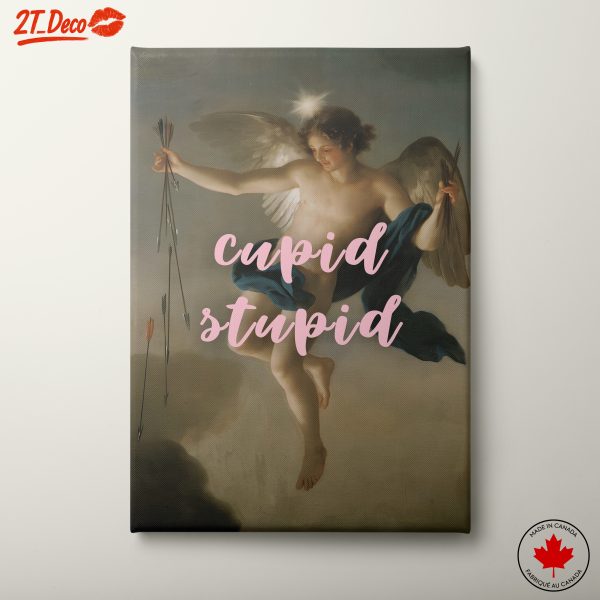 Cupid With Playful Typography