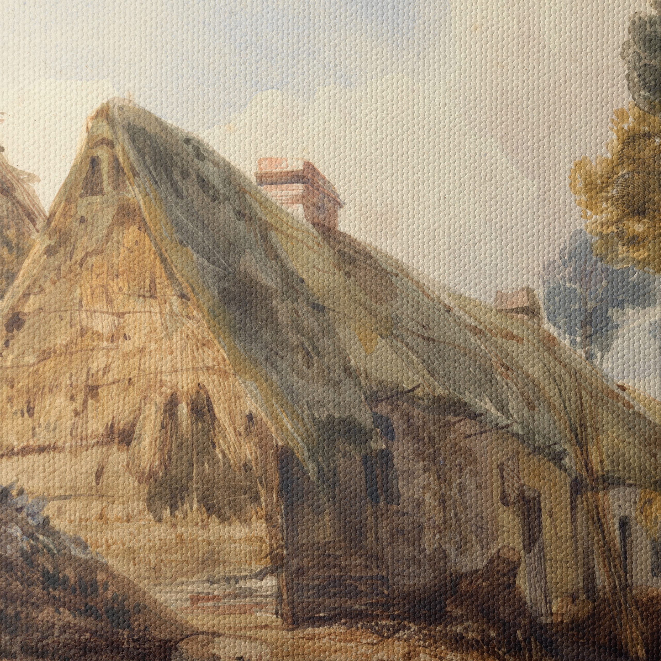 Rustic Countryside Scene with Cottages - Image 4