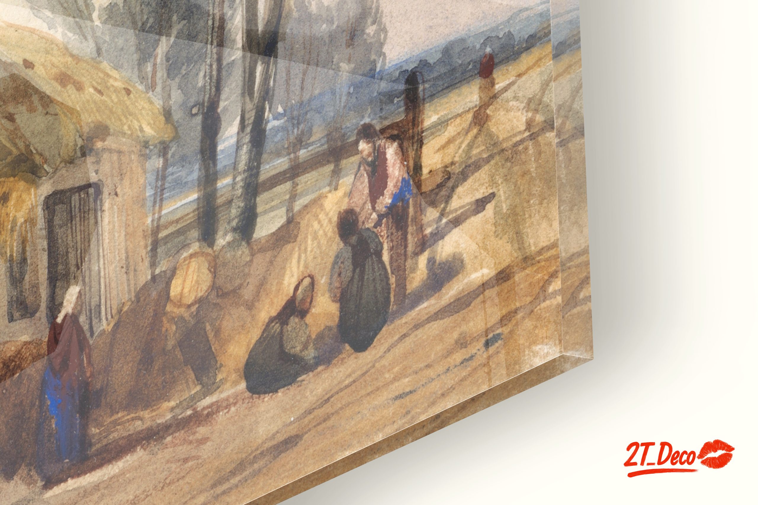 Rustic Countryside Scene with Cottages - Image 9