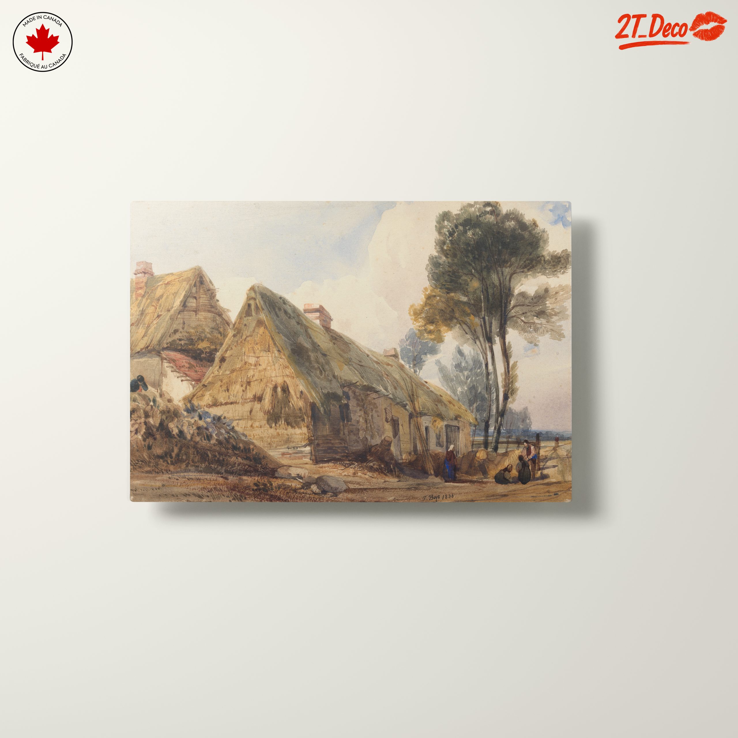 Rustic Countryside Scene with Cottages - Image 10