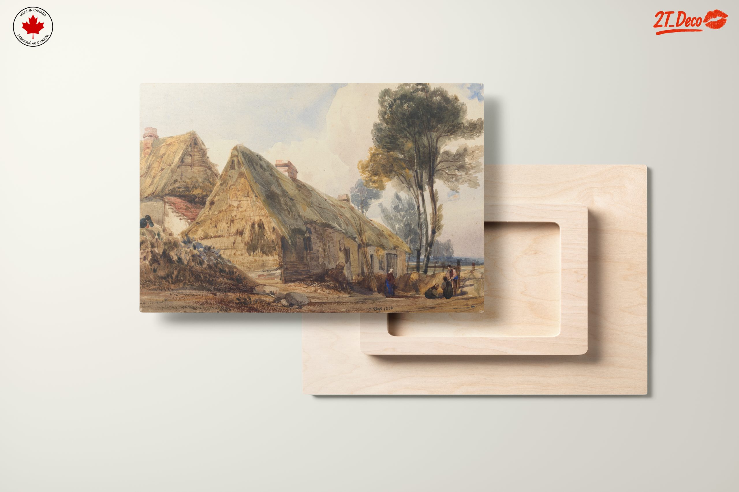 Rustic Countryside Scene with Cottages - Image 11