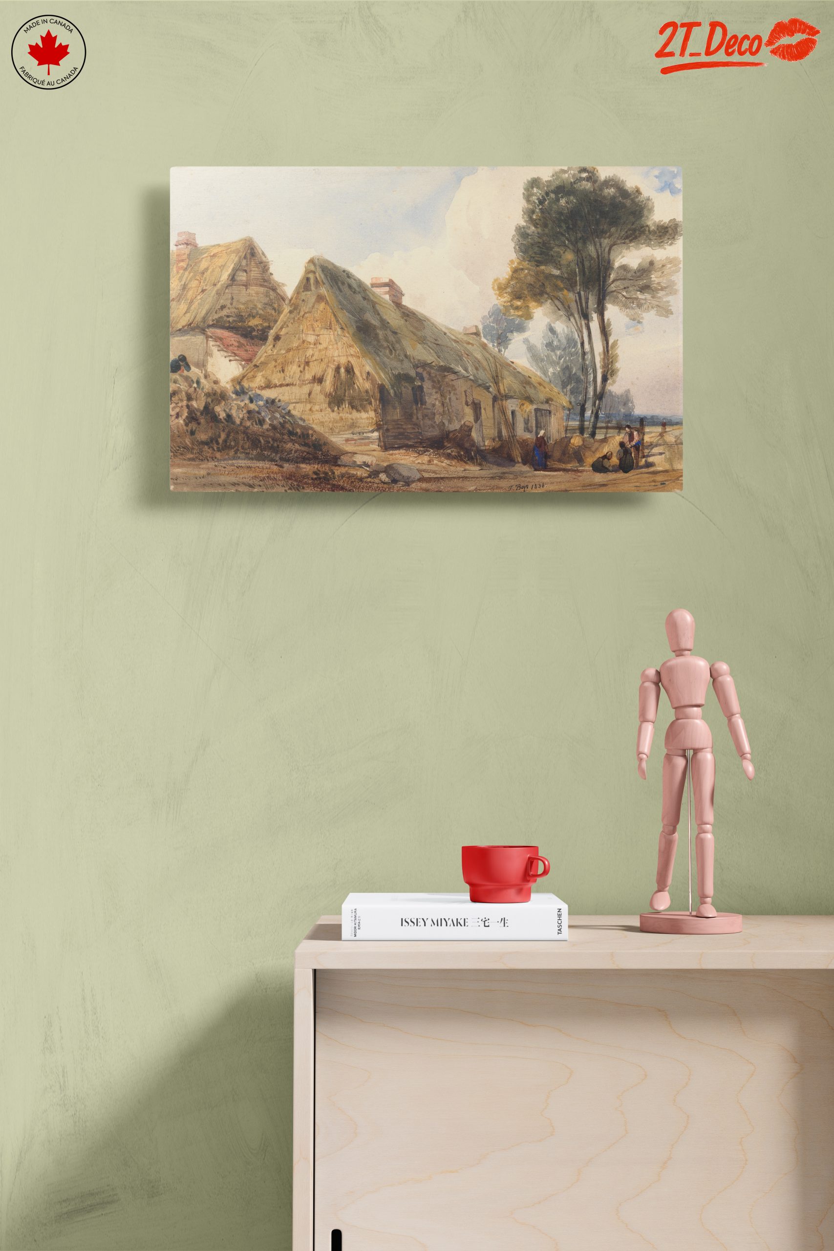 Rustic Countryside Scene with Cottages - Image 14