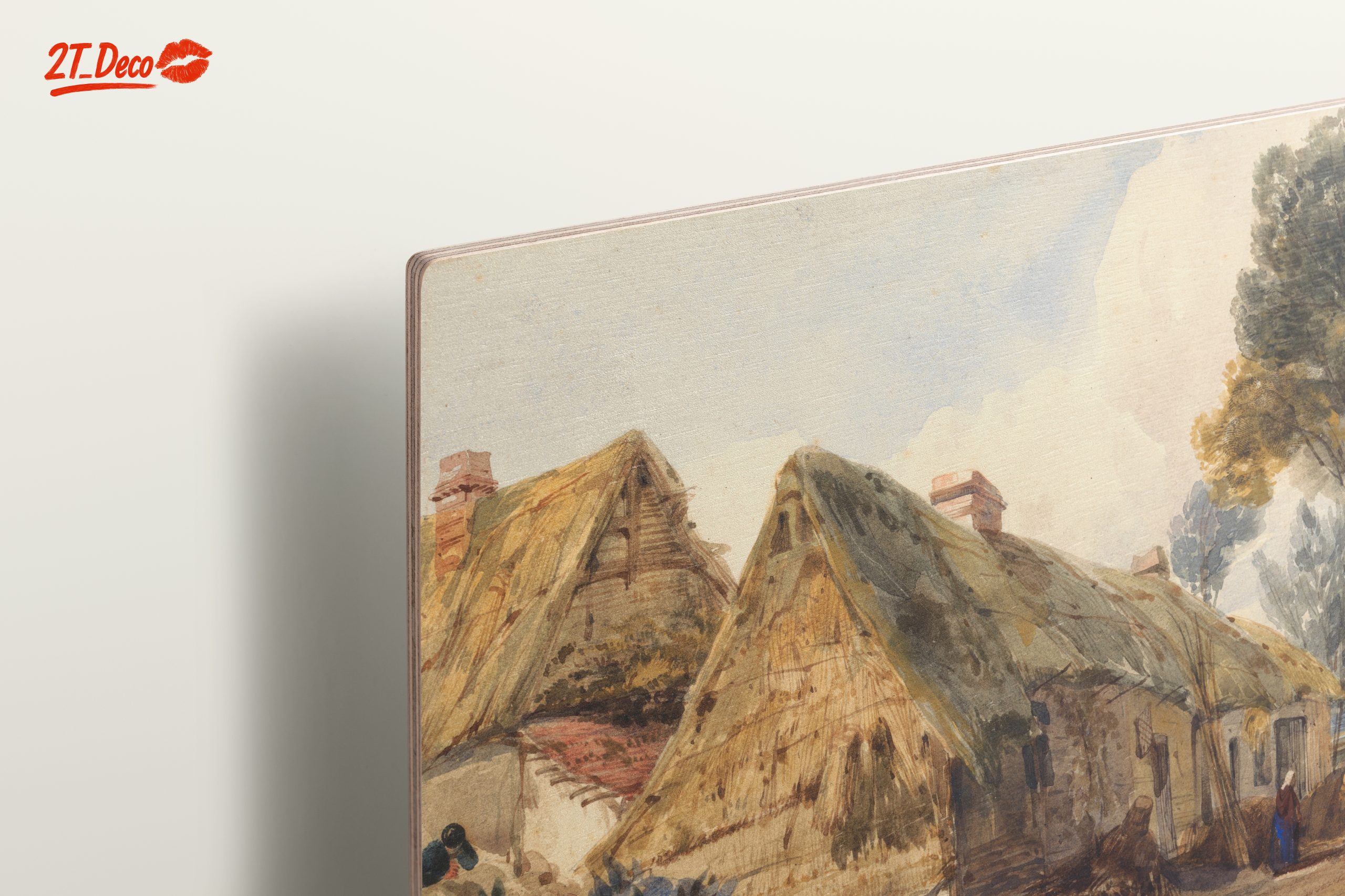 Rustic Countryside Scene with Cottages - Image 15