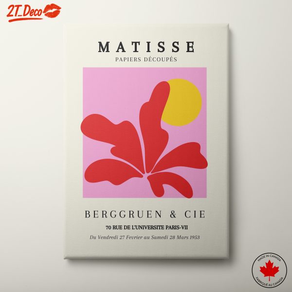 Modern Abstract Floral Art by Matisse