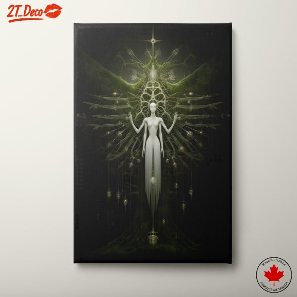Ethereal Modern Spiritual Art Piece