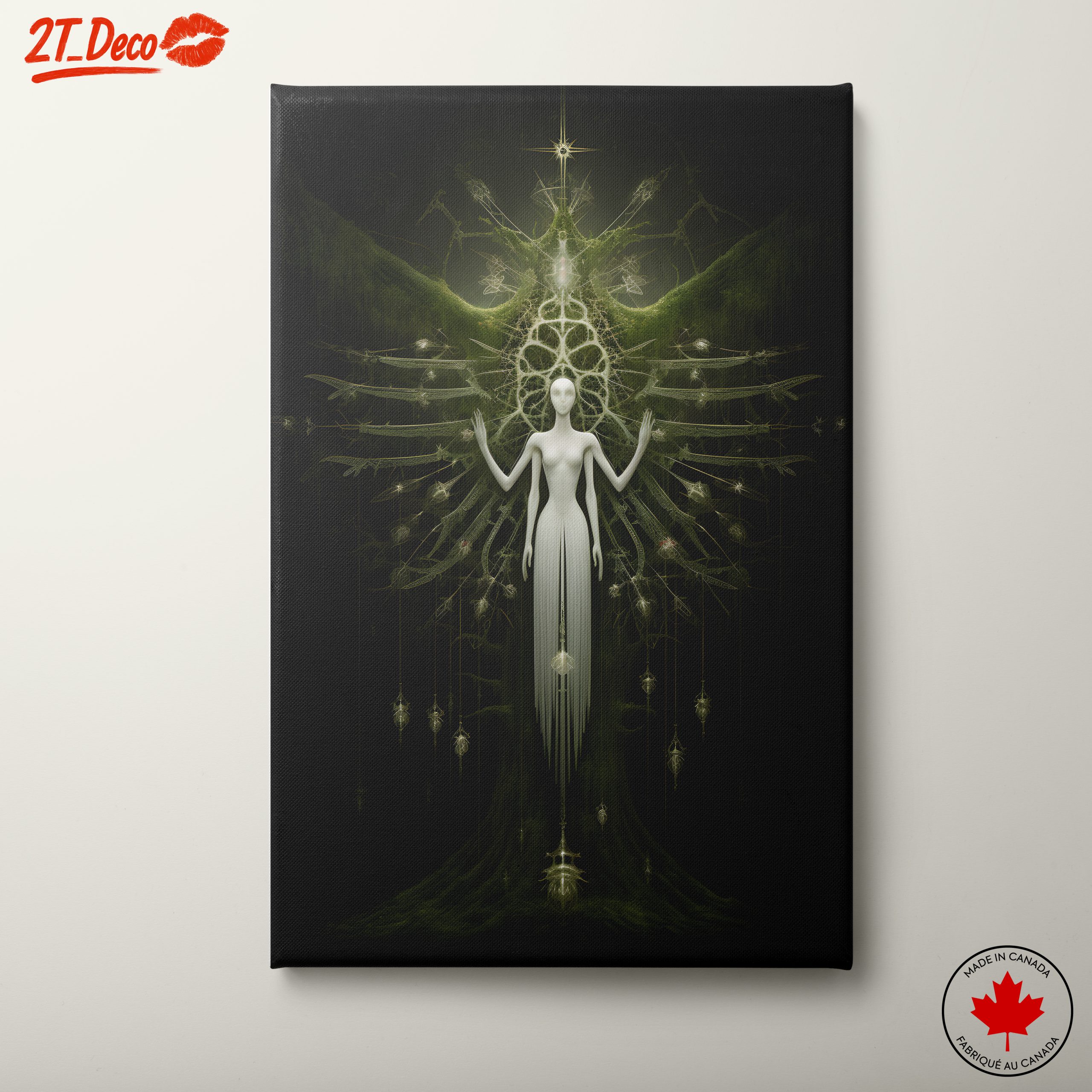 Ethereal Modern Spiritual Art Piece