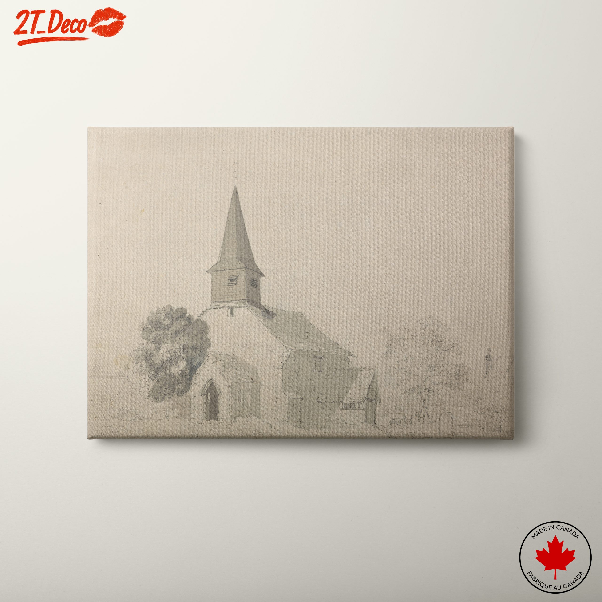 Charming Church Surrounded by Nature