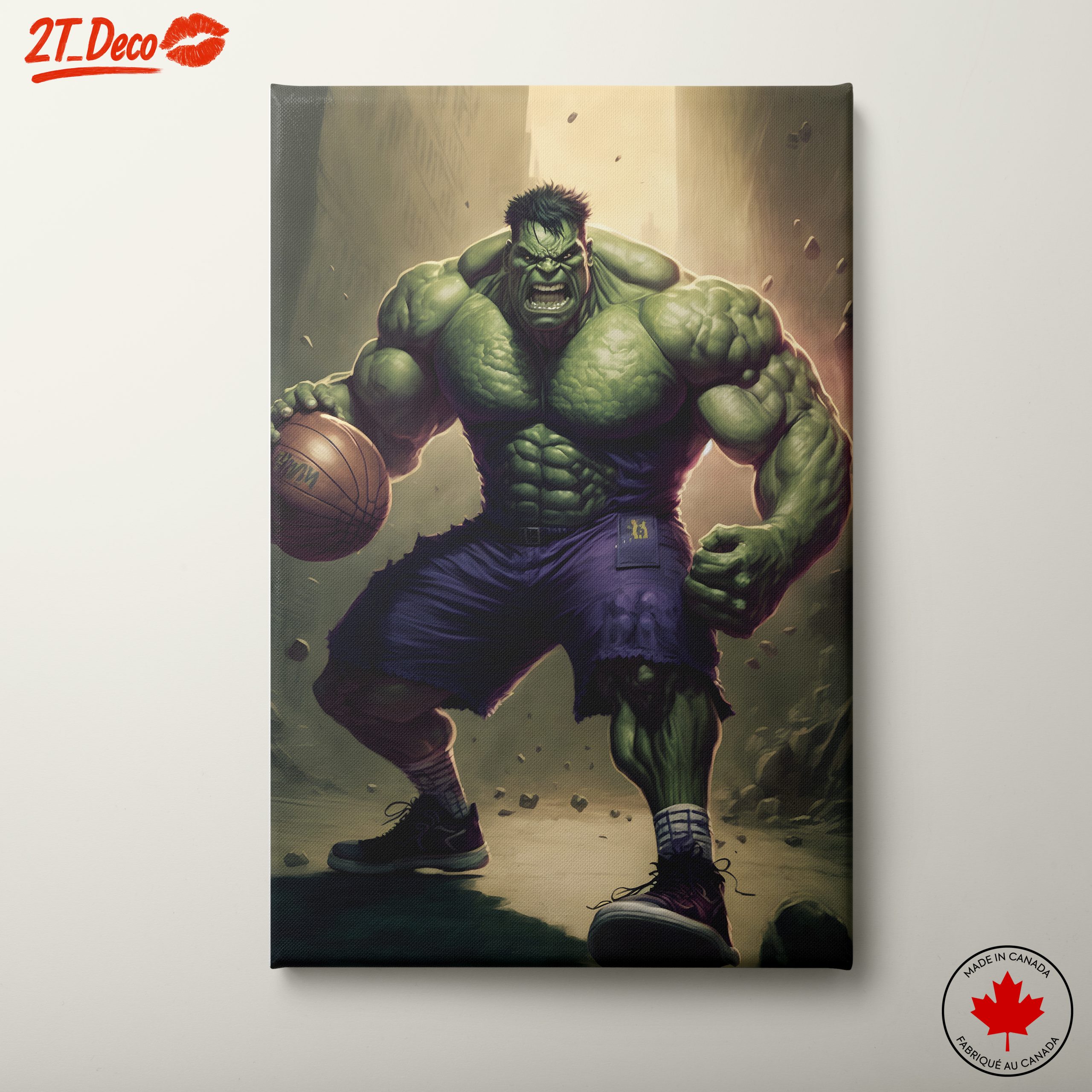 Powerful Green Character in Action