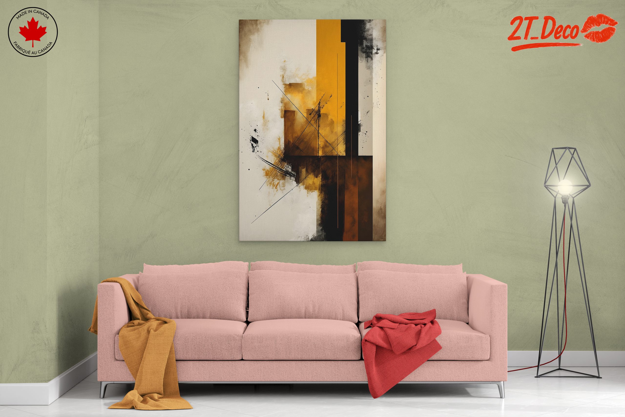 Geometric Abstract Art with Bold Colors 7 - Image 2