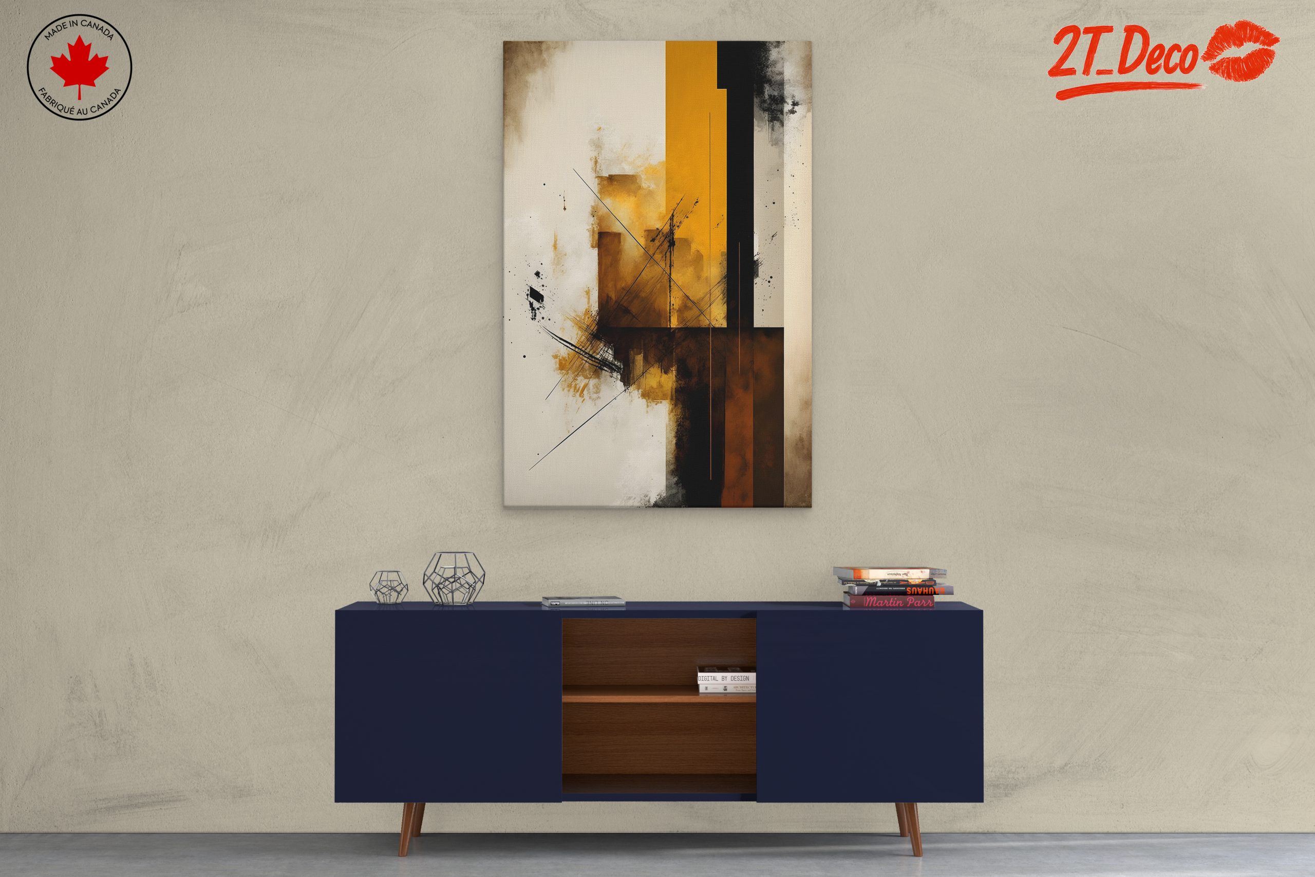 Geometric Abstract Art with Bold Colors 7 - Image 3