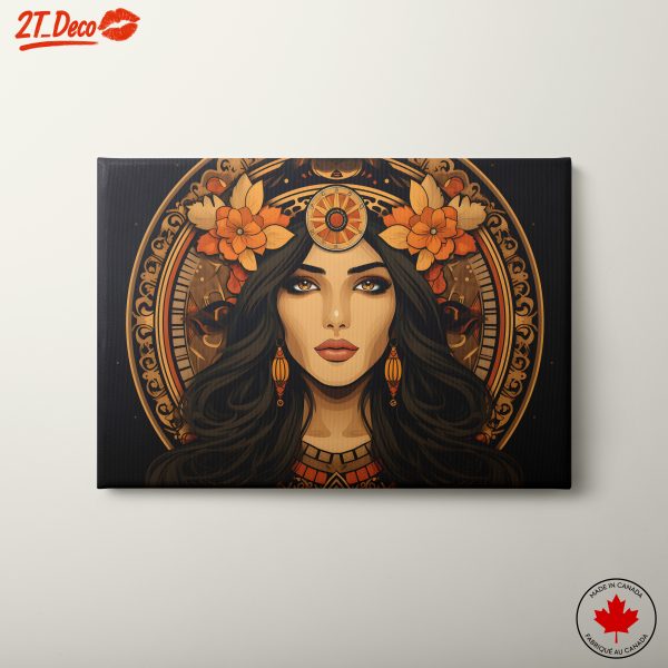 Culturally Inspired Portrait of a Woman