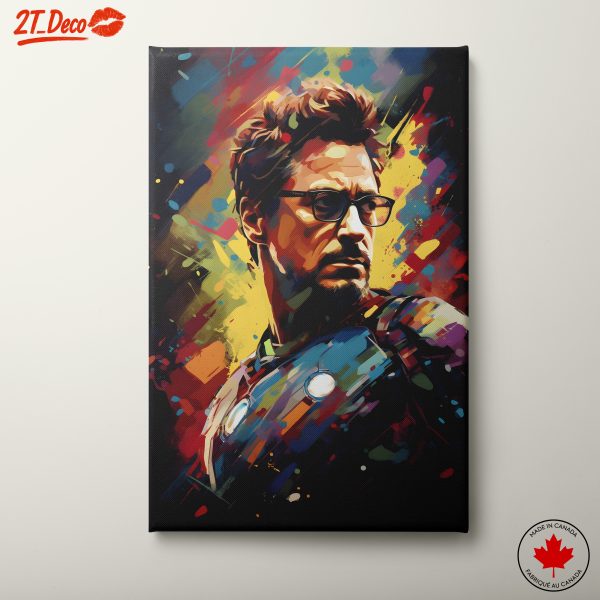 Vibrant Dynamic Character Art Portrait
