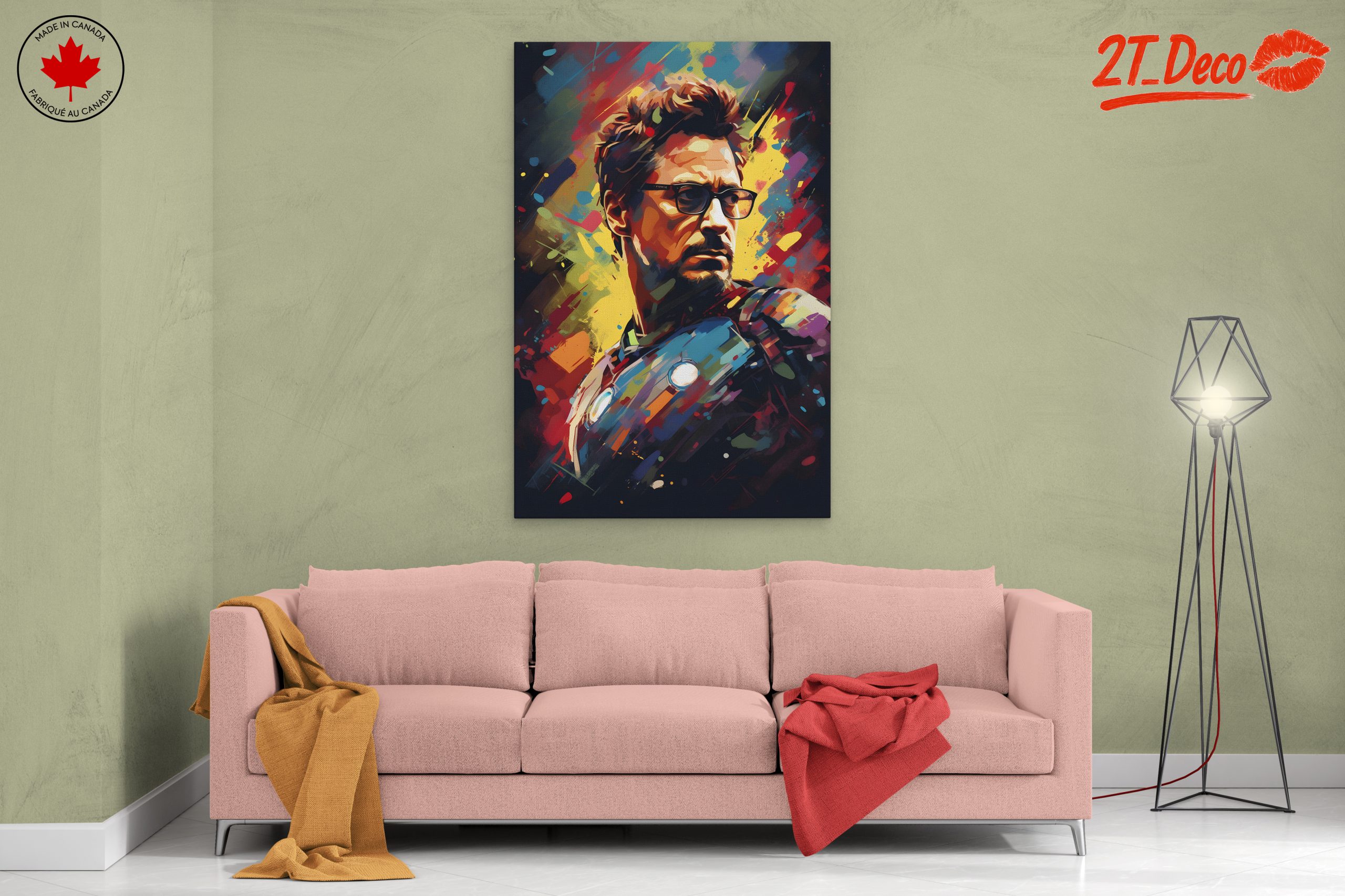Vibrant Dynamic Character Art Portrait - Image 2
