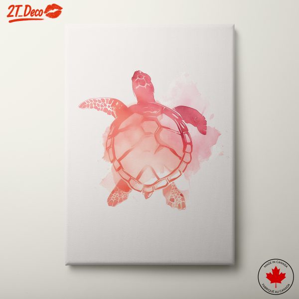 Stylized Abstract Sea Turtle Art 2