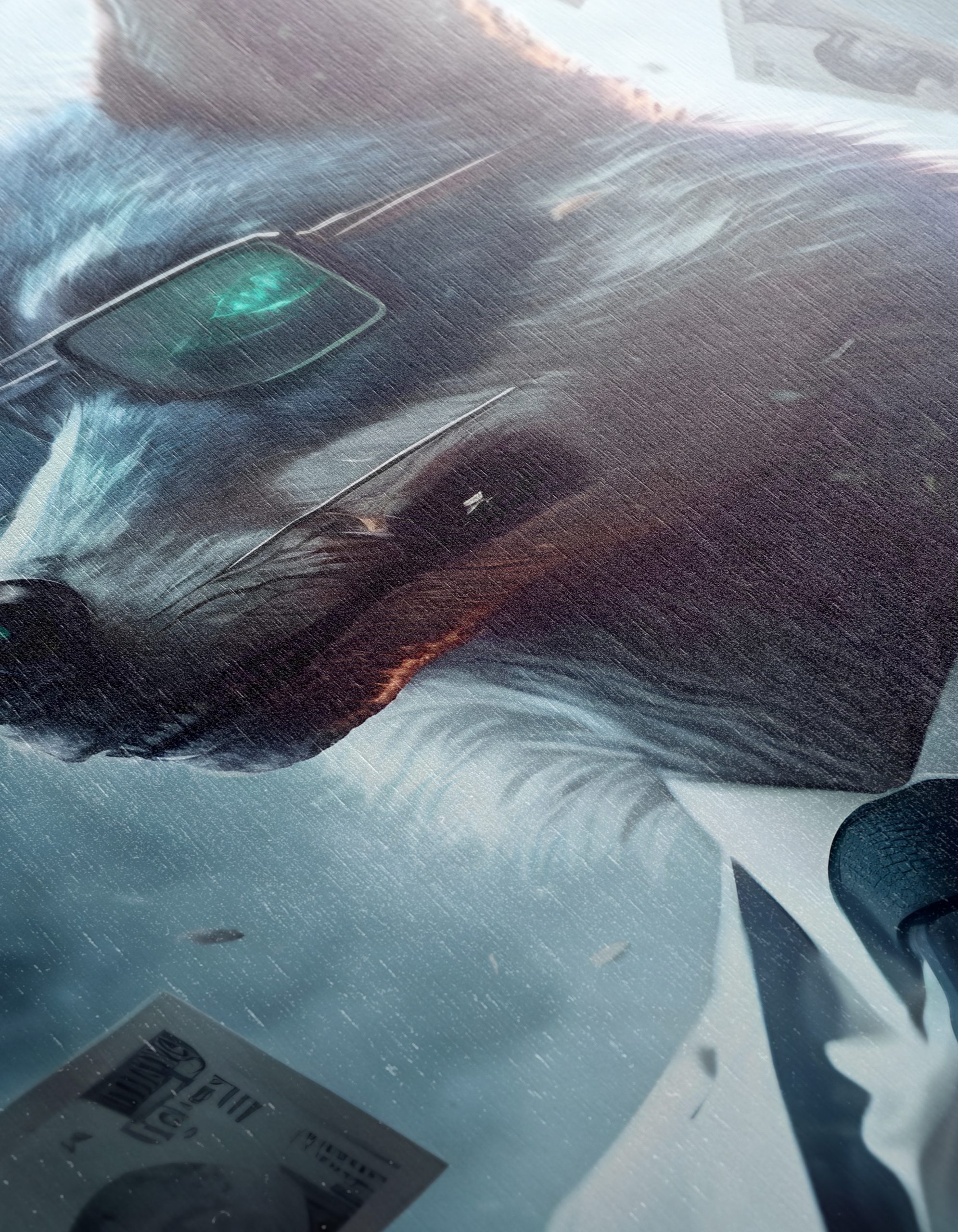 Stylized Wolf in Business Suit Art - Image 12