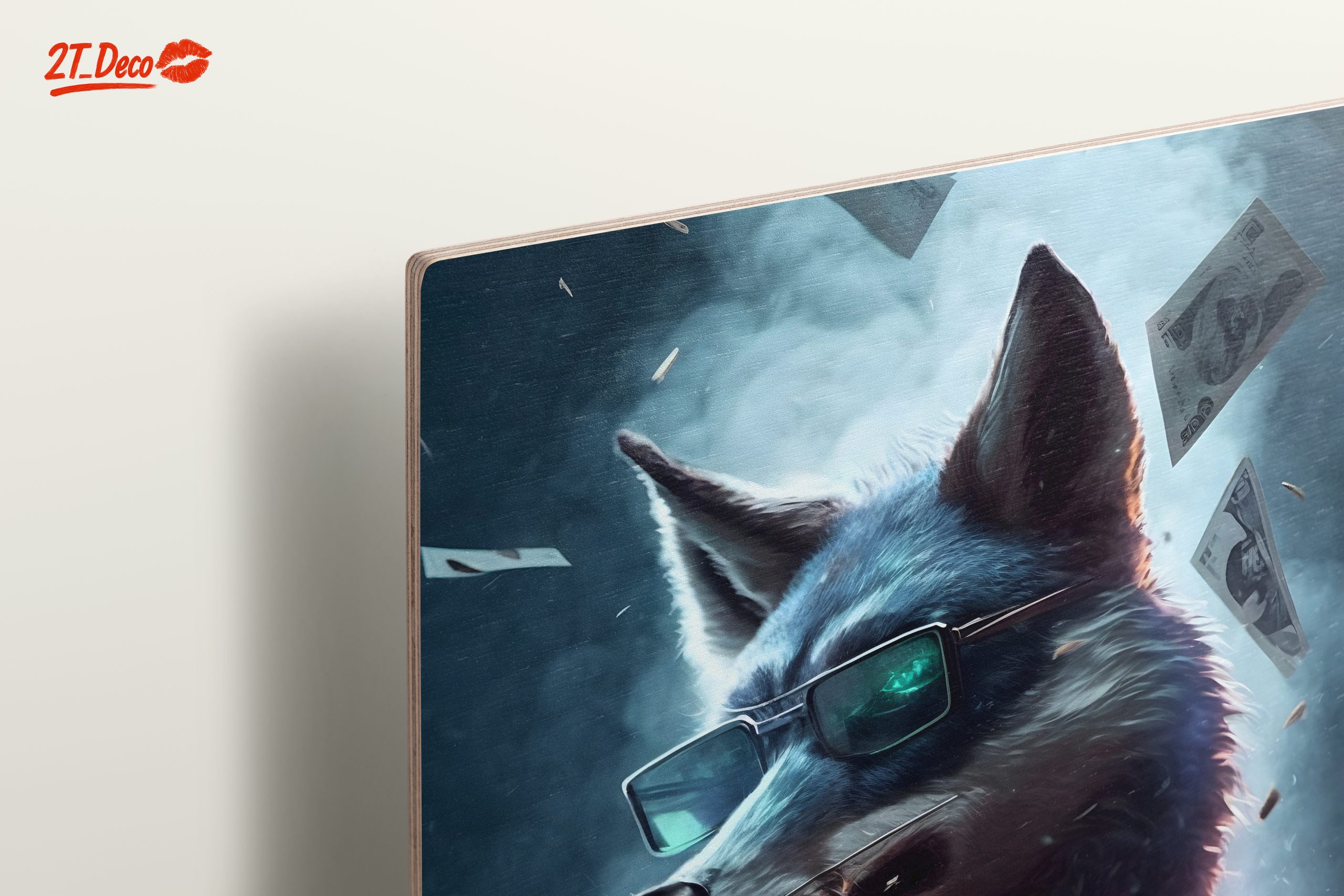Stylized Wolf in Business Suit Art - Image 15