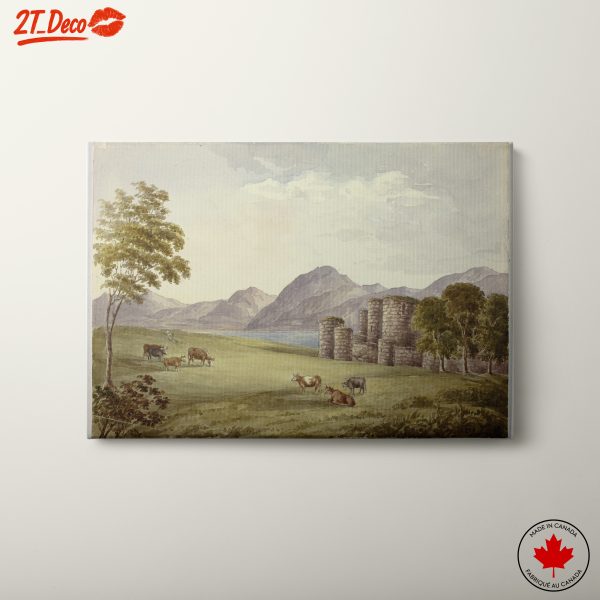 Serene Adventure Landscape with Cows