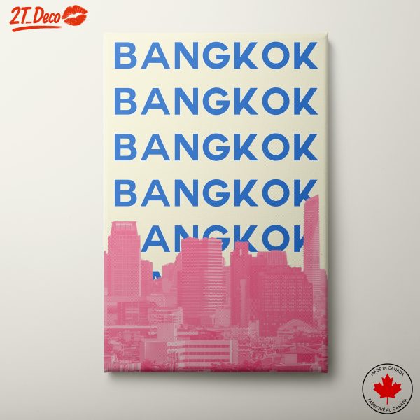 Bangkok Cityscape Modern Art