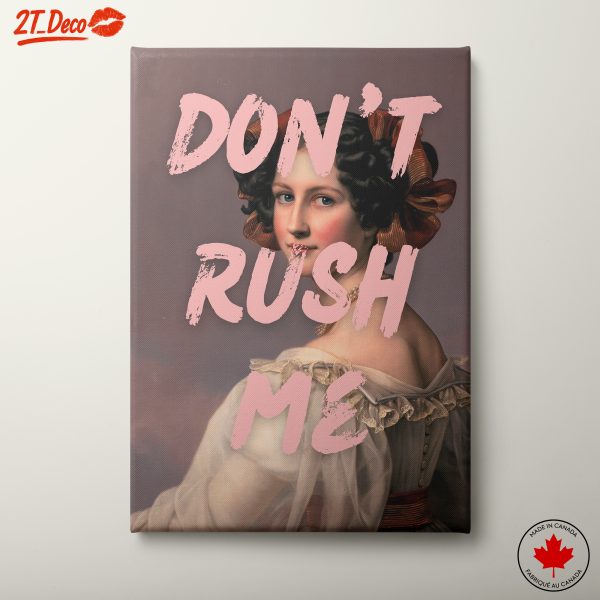 Don't Rush Me Playful Portrait Art