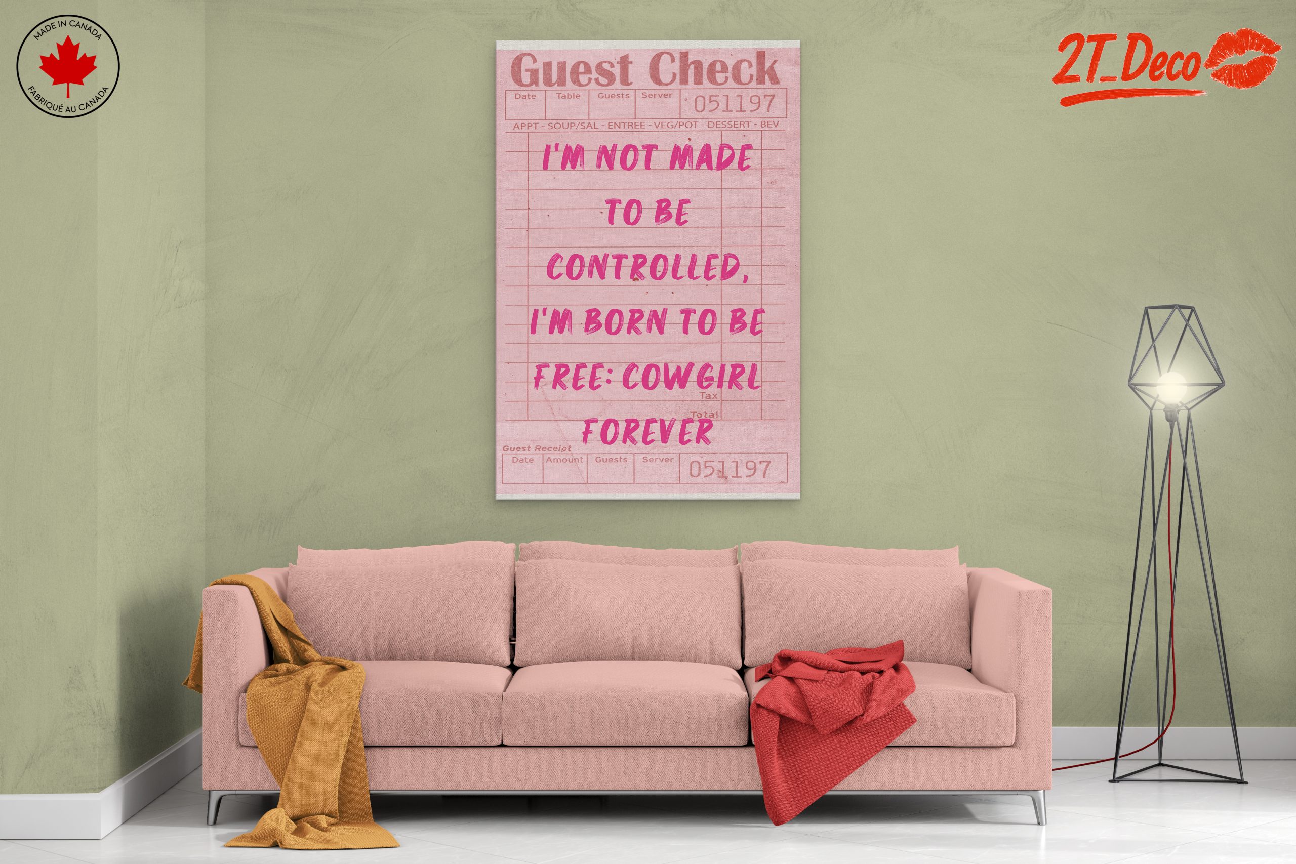 Inspirational Cowgirl Art with Bold Message - Image 2