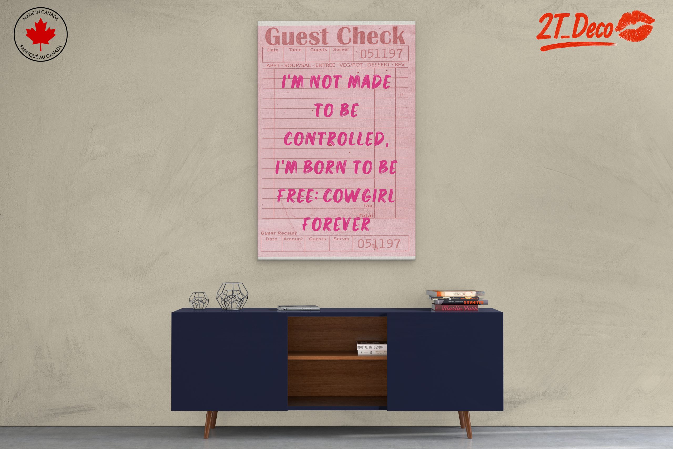 Inspirational Cowgirl Art with Bold Message - Image 3