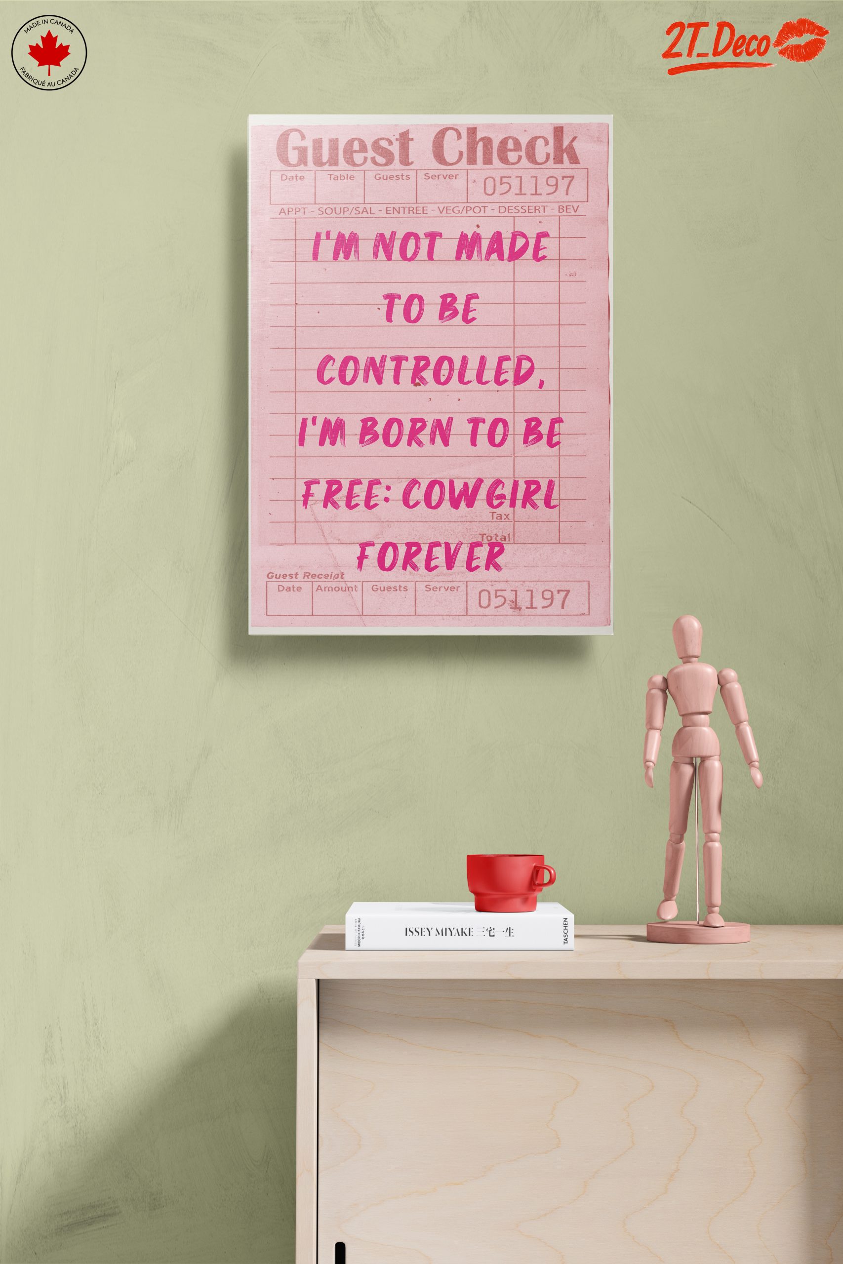 Inspirational Cowgirl Art with Bold Message - Image 14