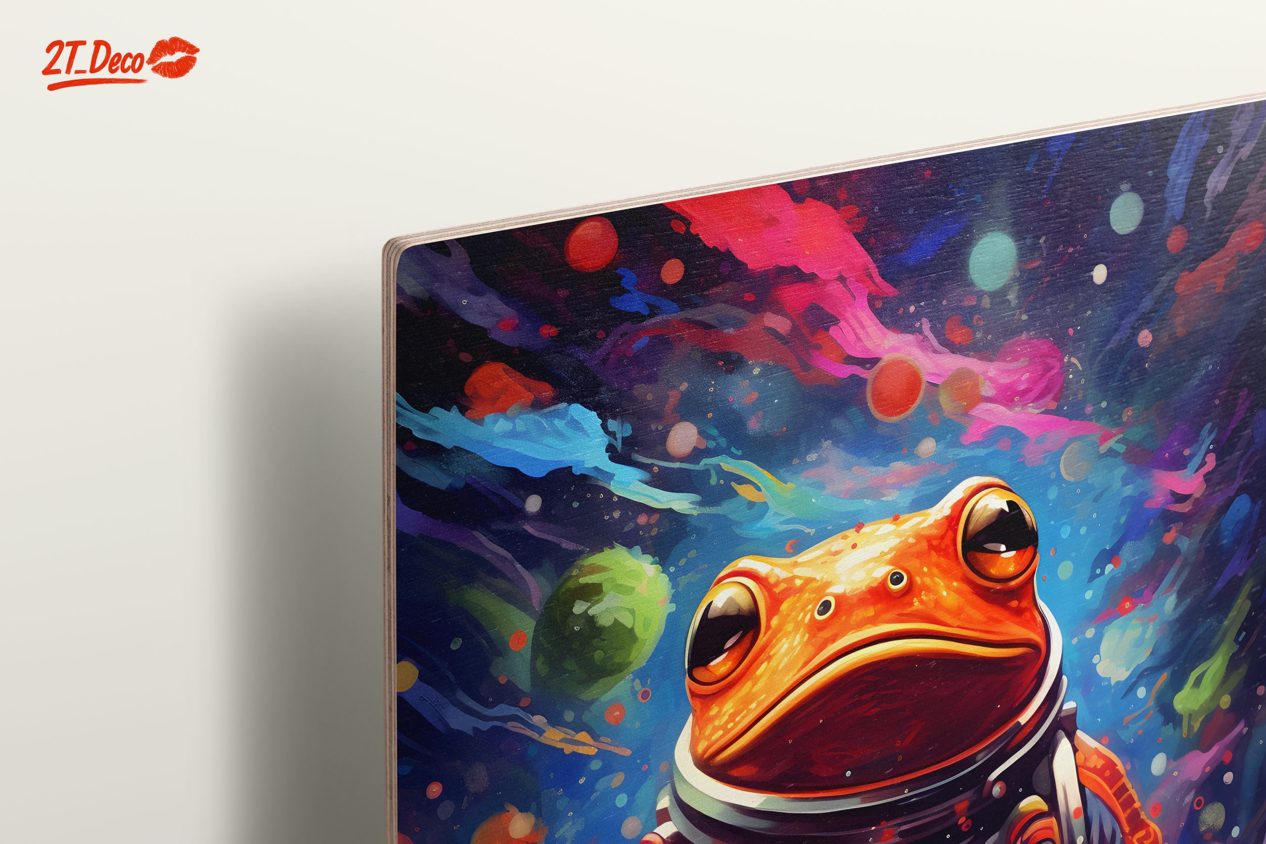 Whimsical Astronaut Frog Art - Image 15