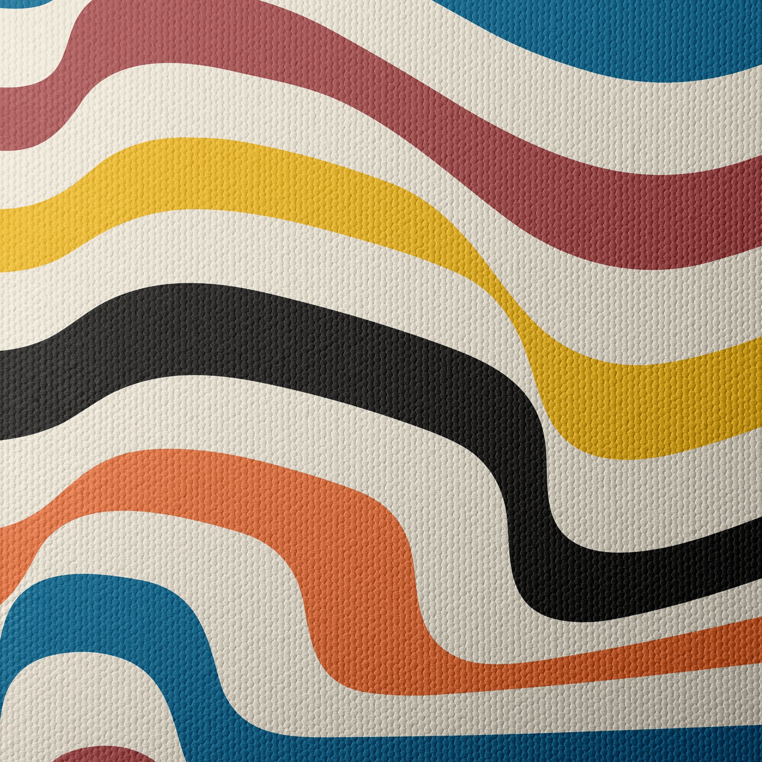 Colorful Waves Abstract Art - Image 4