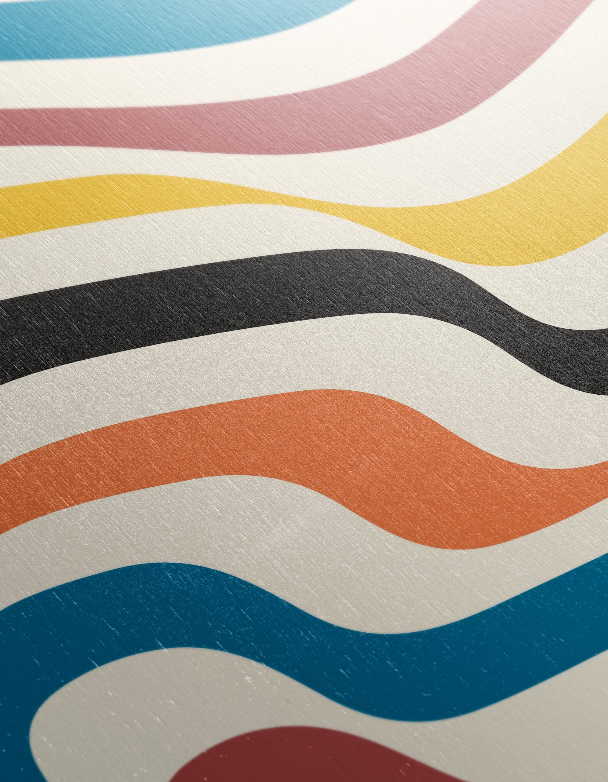 Colorful Waves Abstract Art - Image 12