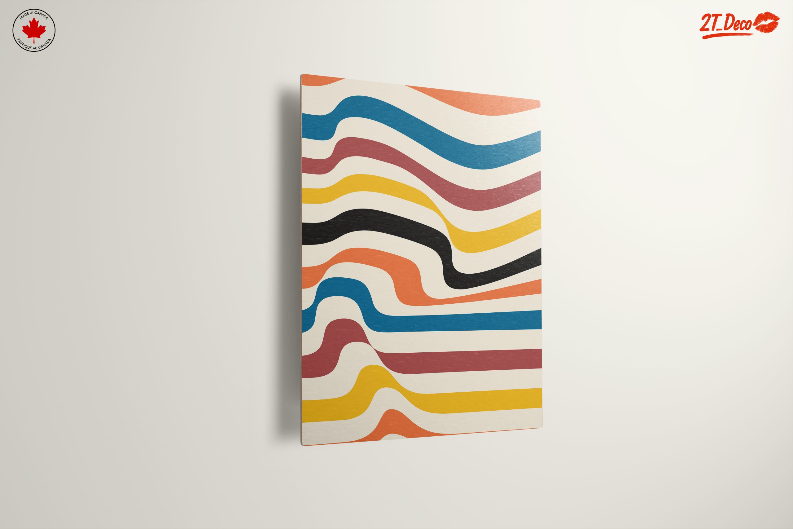 Colorful Waves Abstract Art - Image 13