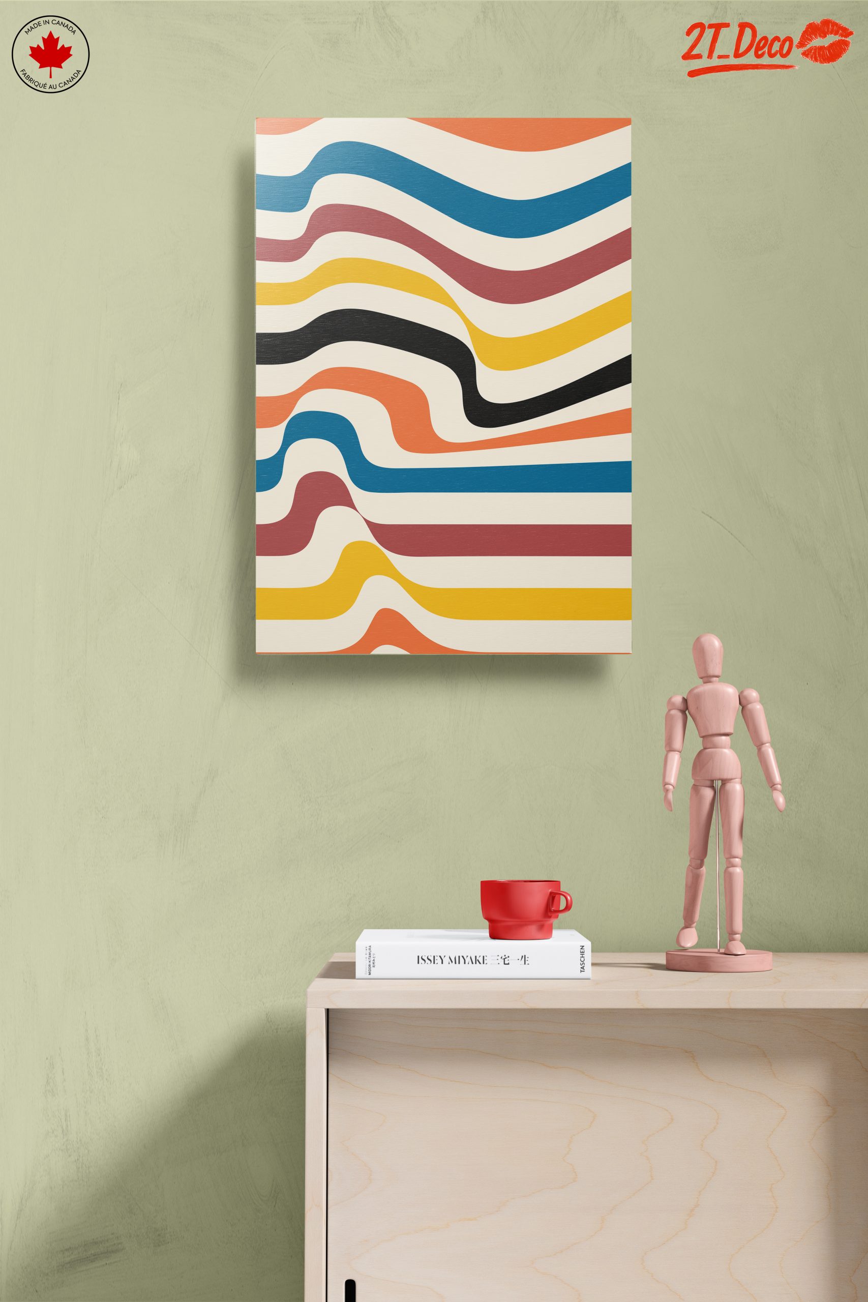 Colorful Waves Abstract Art - Image 14