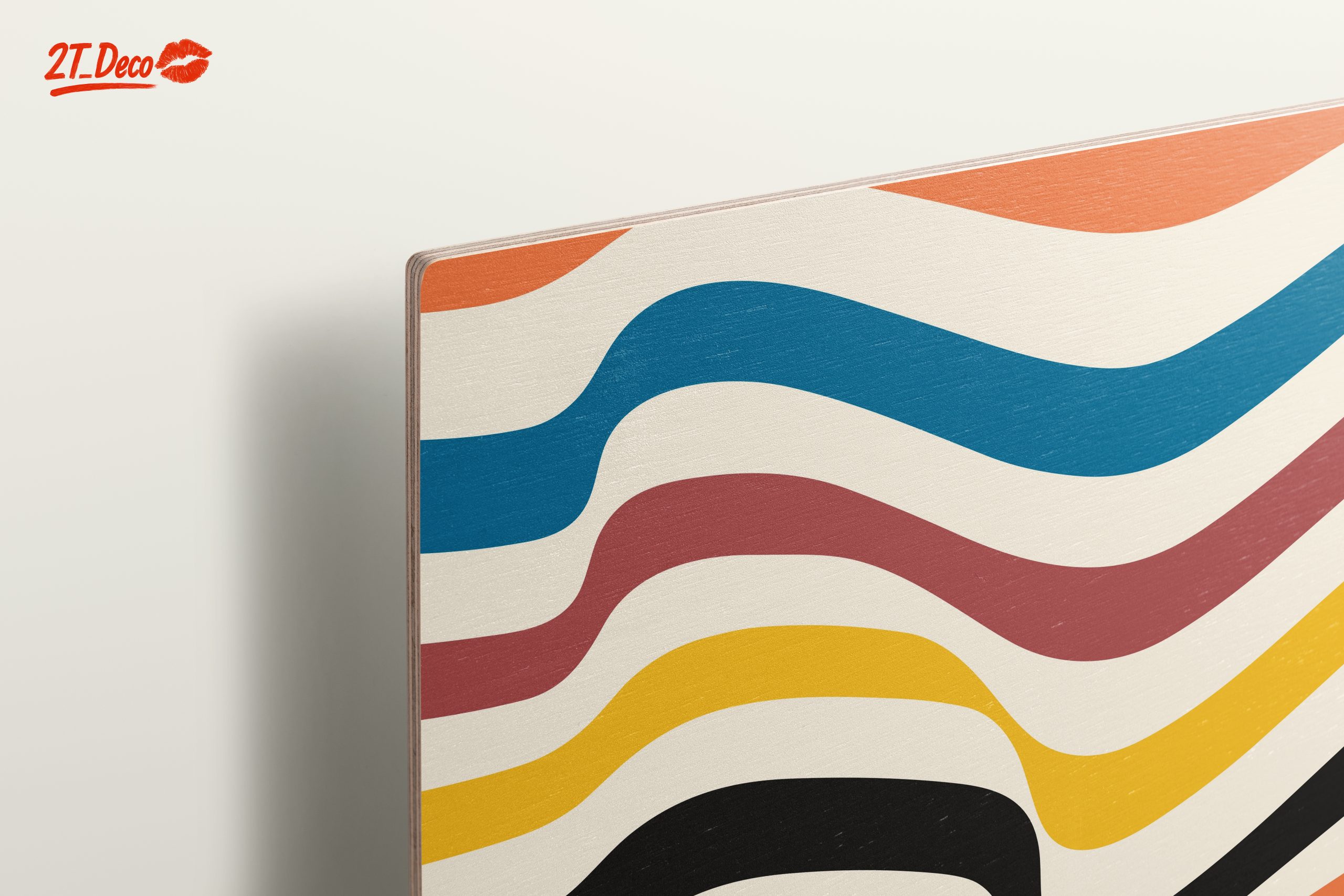 Colorful Waves Abstract Art - Image 15