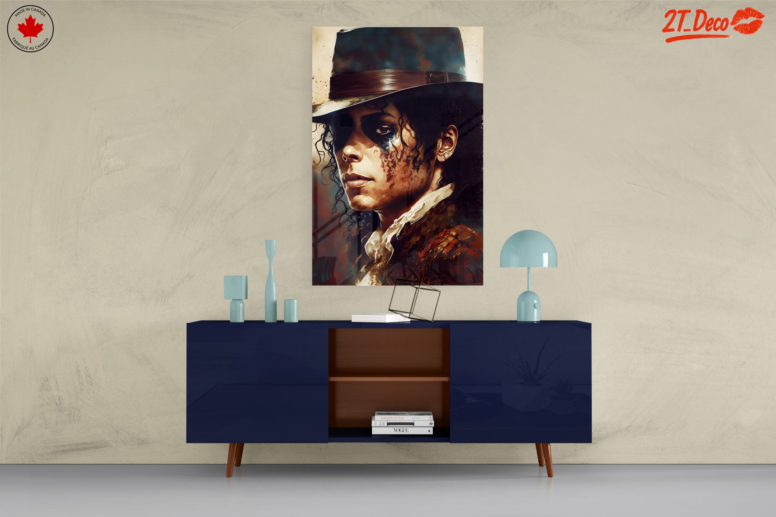 Modern Artistic Portrait of a Figure - Image 8