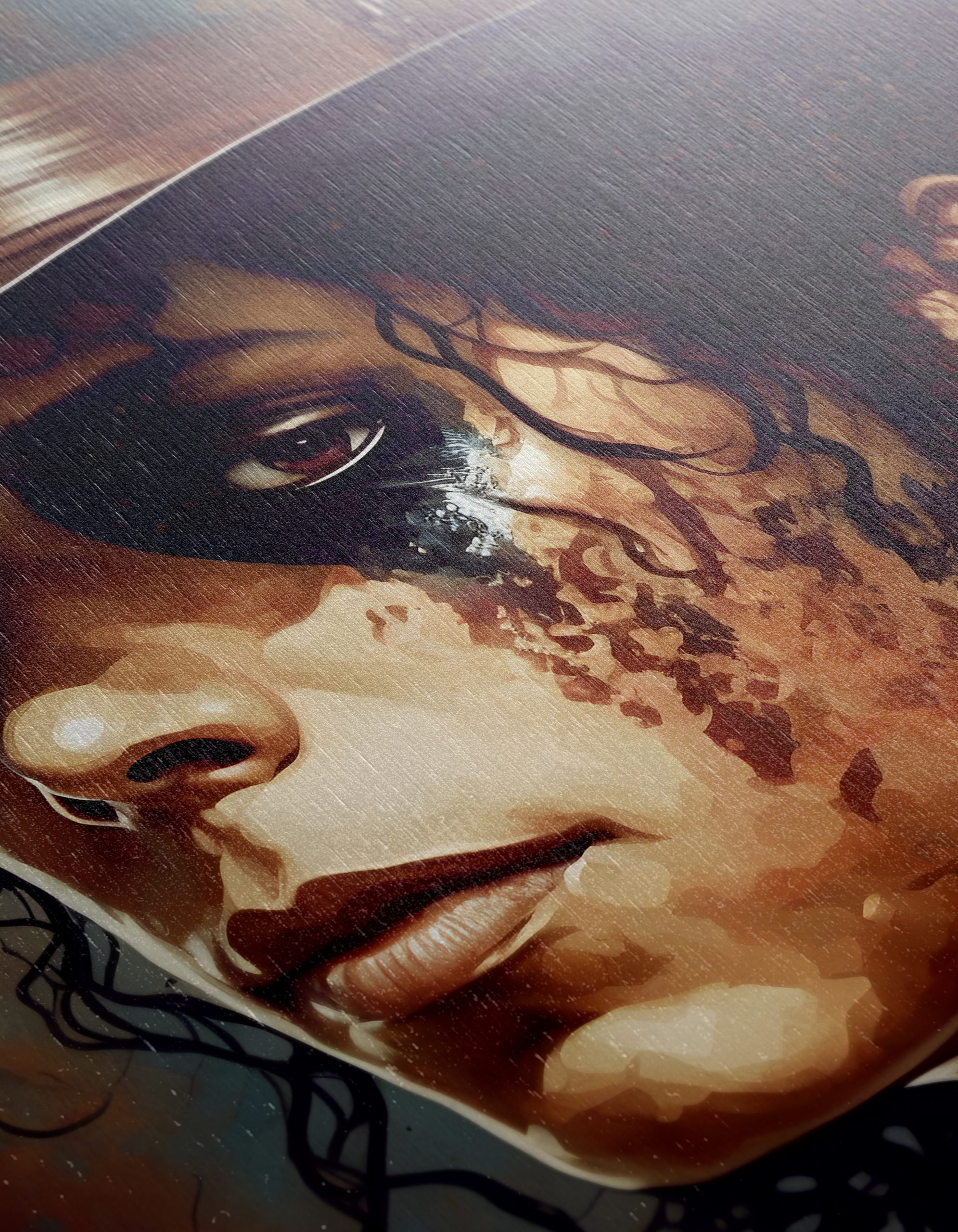 Modern Artistic Portrait of a Figure - Image 12