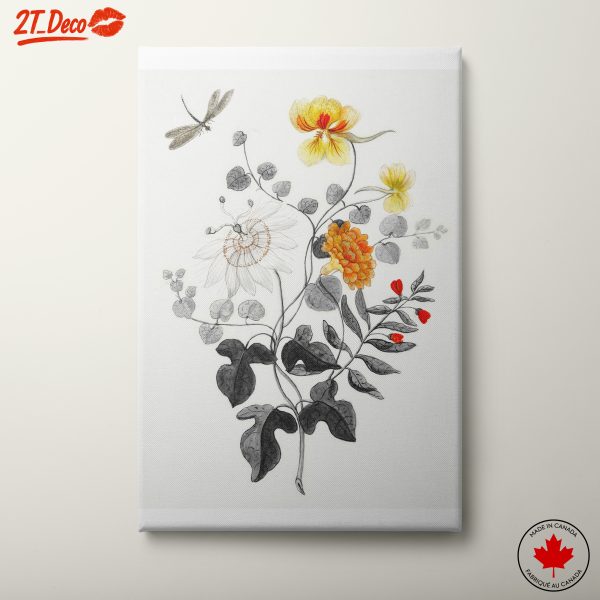 Delicate Botanical Floral Artwork 2