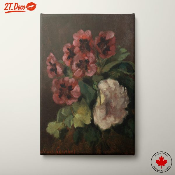 Vibrant Floral Arrangement in Muted Tones