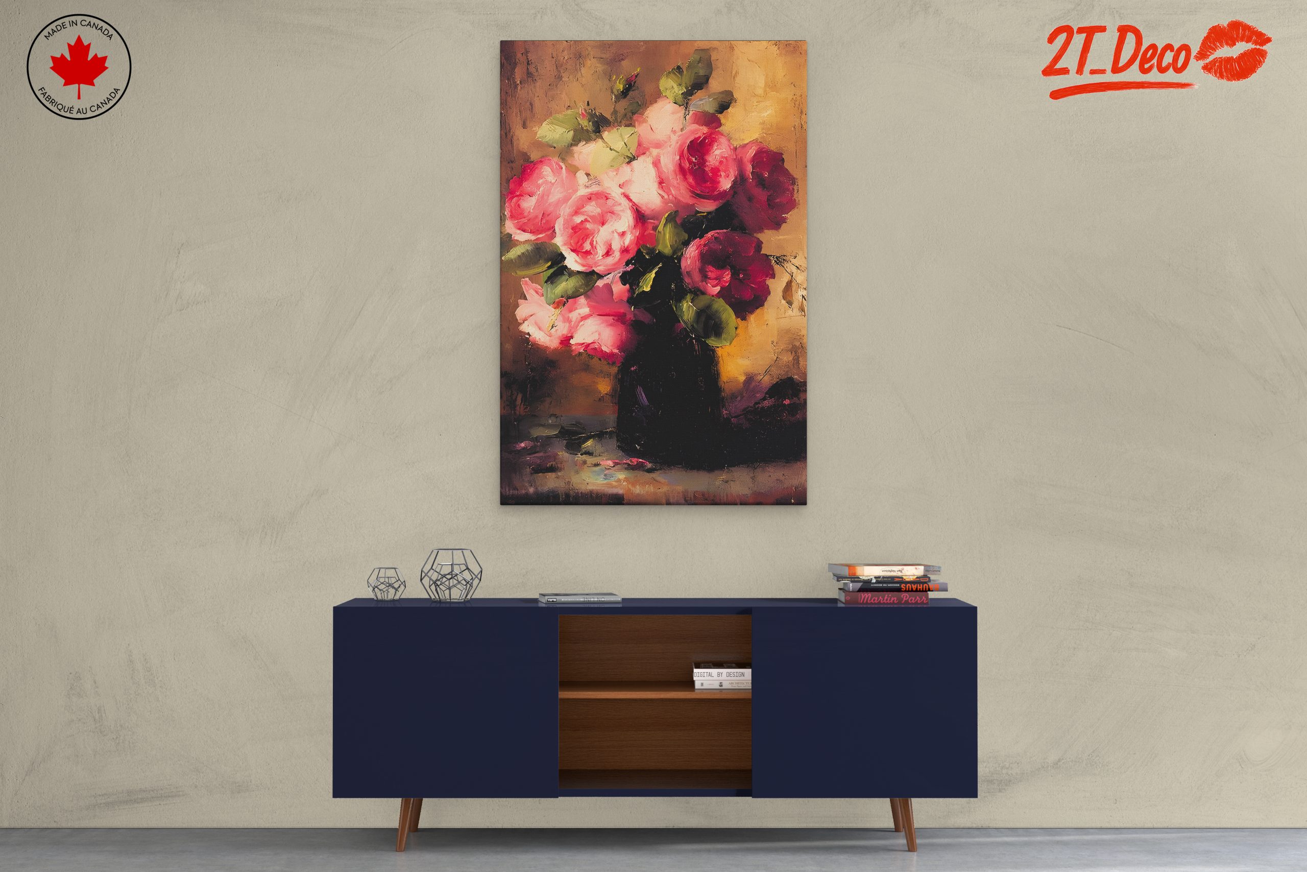 Stunning Floral Arrangement with Pink Roses - Image 3