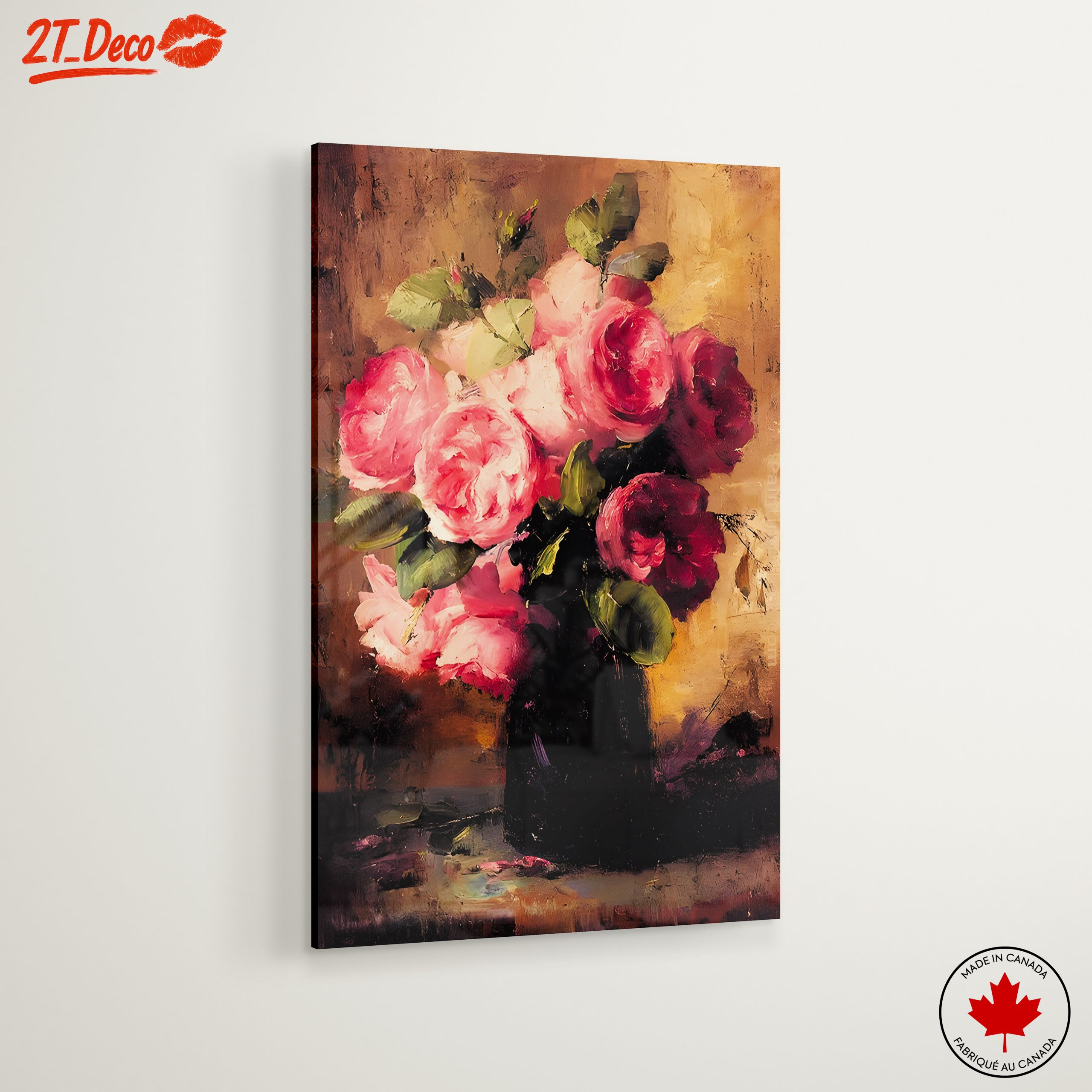 Stunning Floral Arrangement with Pink Roses - Image 6