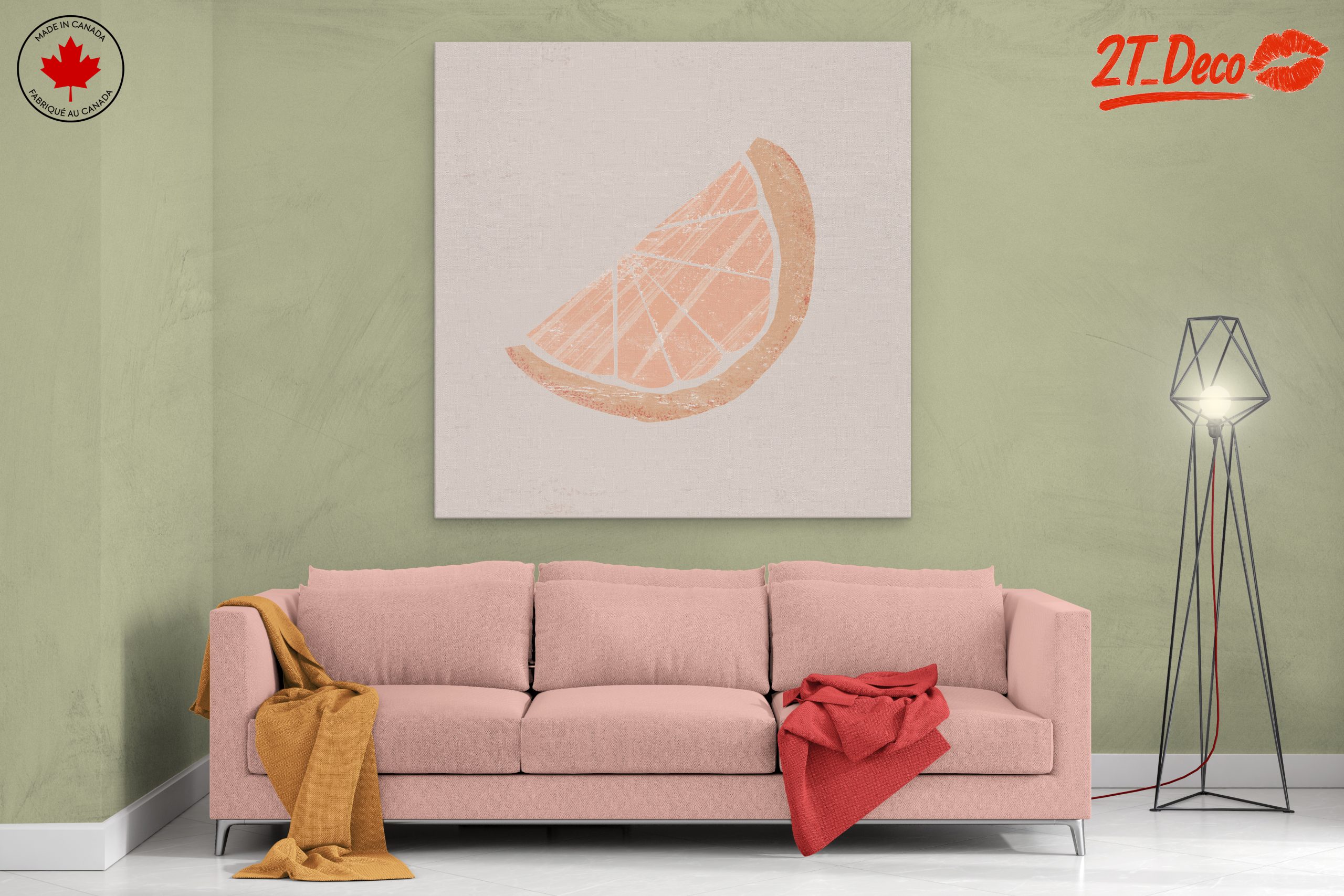 Stylized Abstract Food Slice Art - Image 2