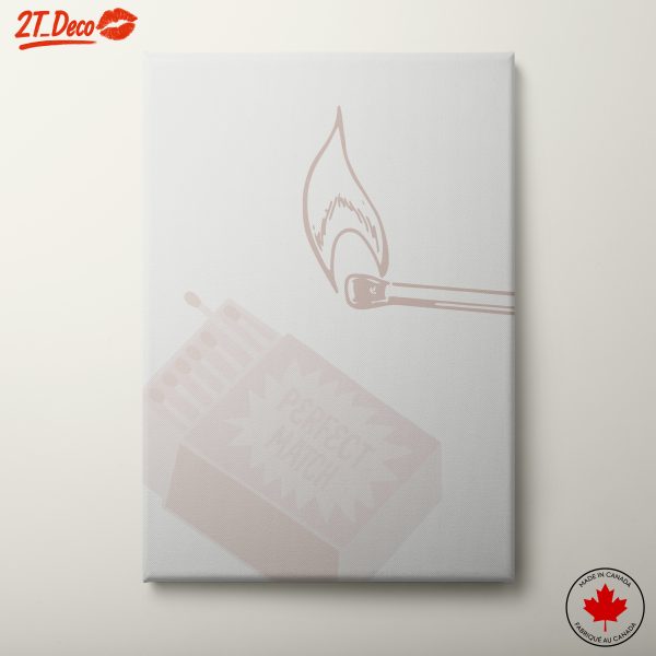 Matchstick and Flame Inspired Art
