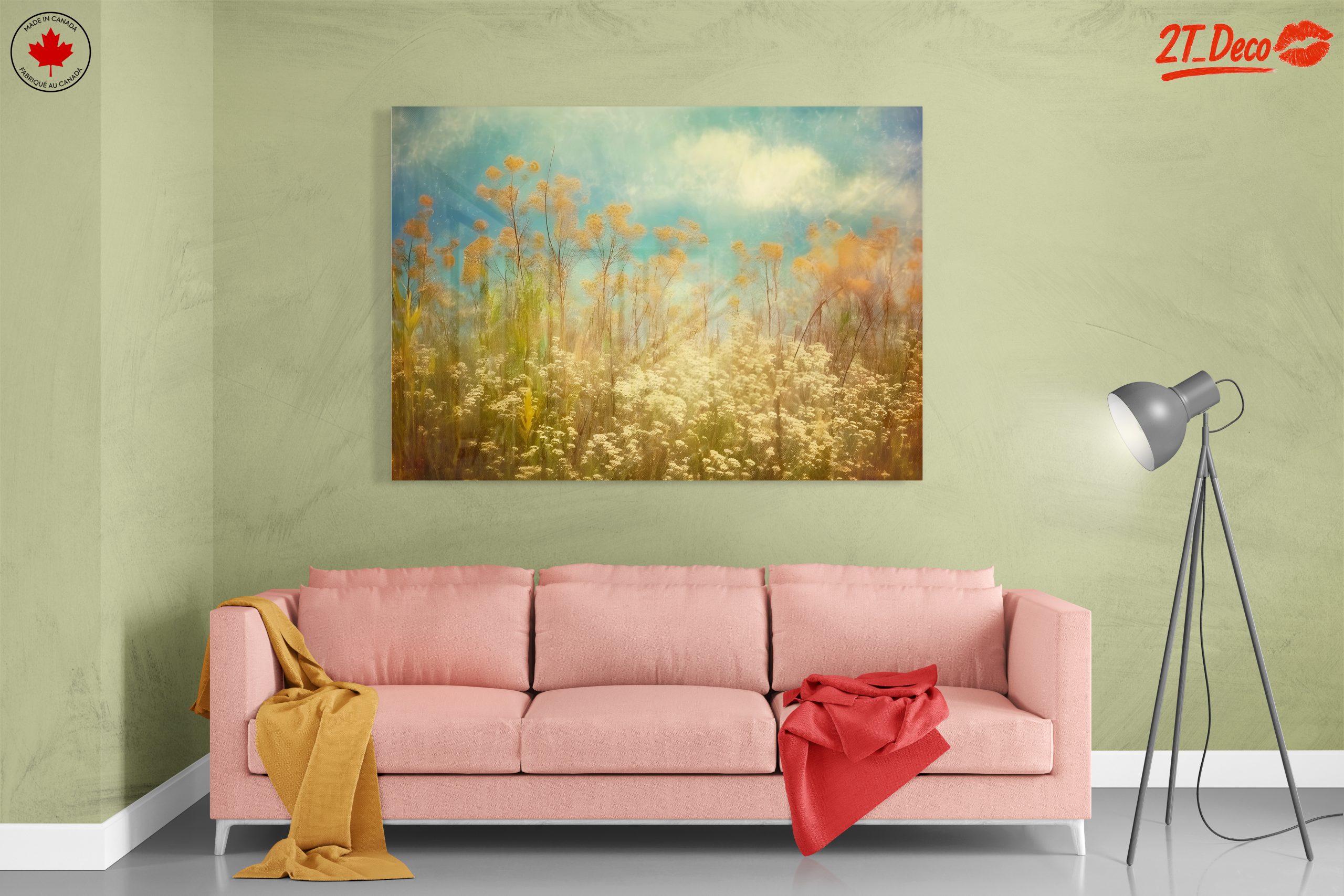 Sunlit Floral Landscape Harmony - Image 7