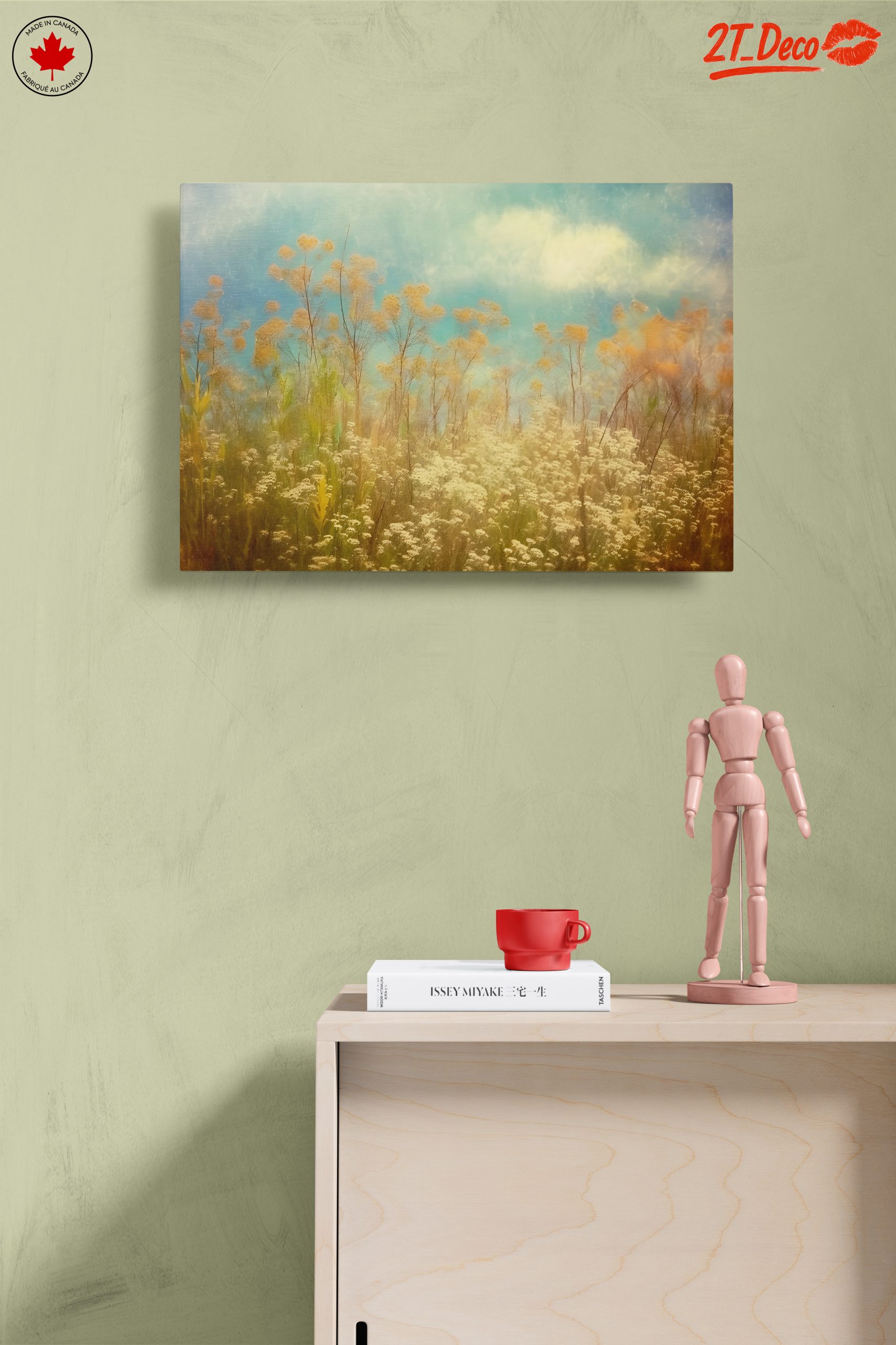 Sunlit Floral Landscape Harmony - Image 14