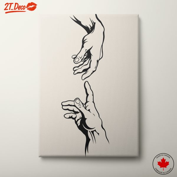 Hands Reaching Out Conceptual Art
