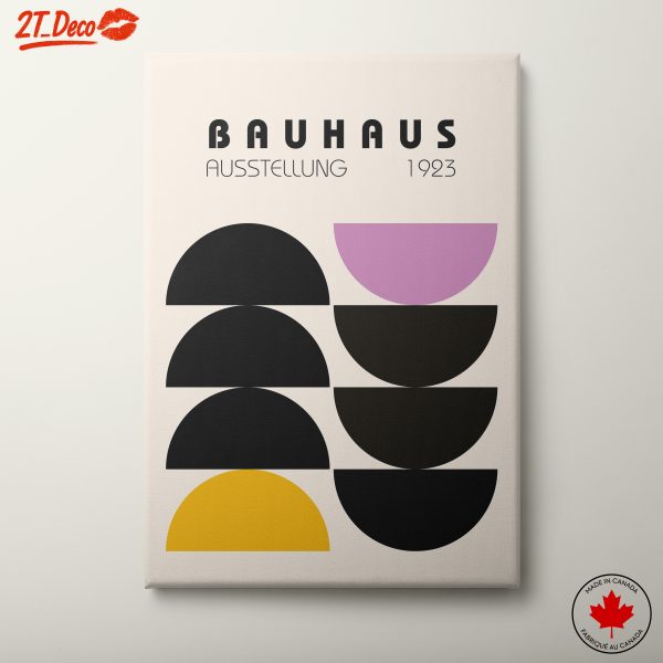 Bauhaus Style Colorful Geometric Art