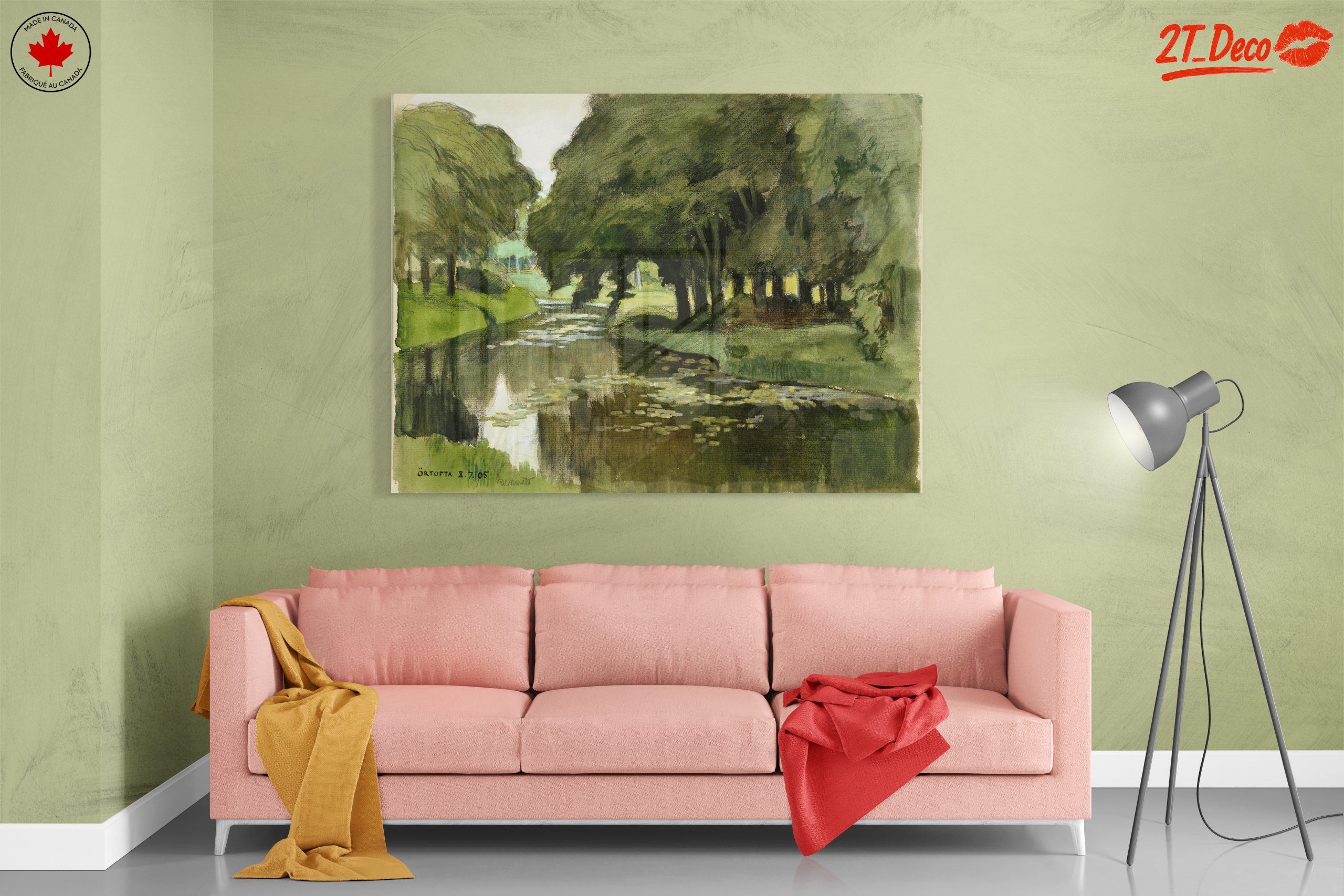 Serene Nature Landscape with River and Trees - Image 7