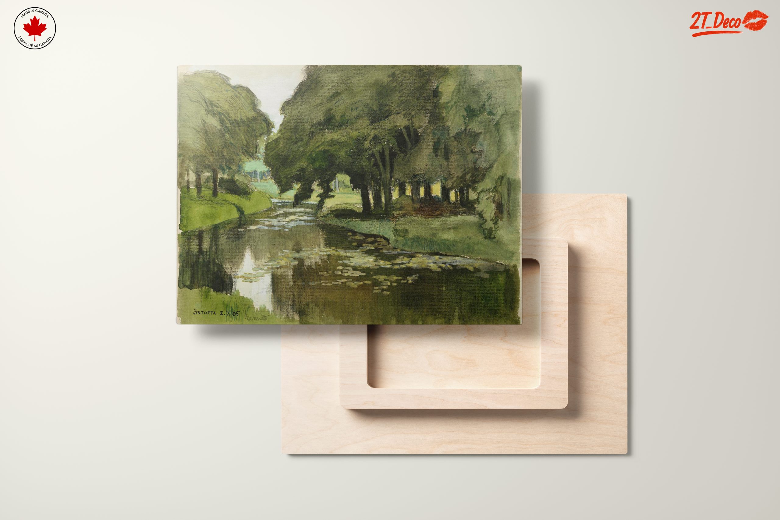 Serene Nature Landscape with River and Trees - Image 11