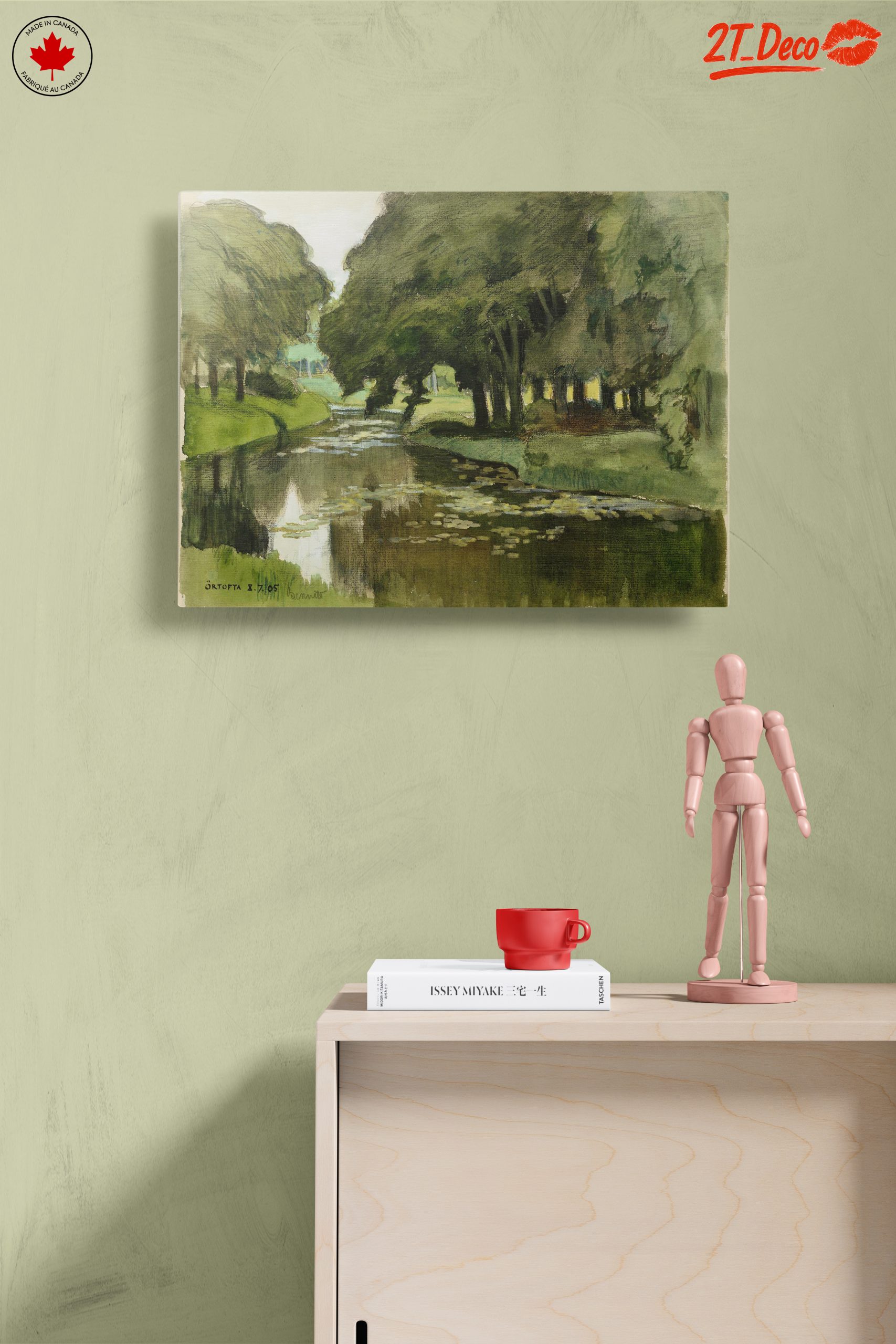 Serene Nature Landscape with River and Trees - Image 14