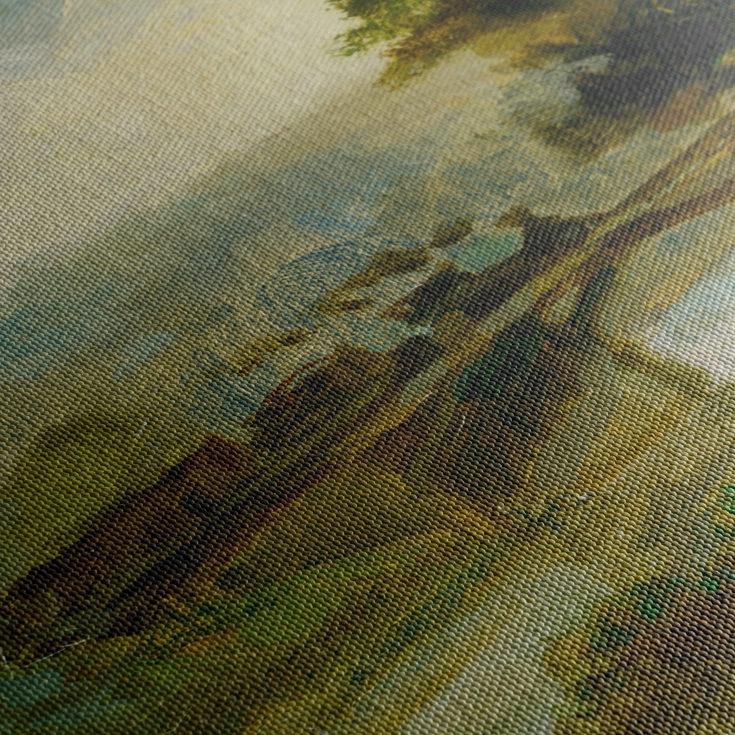 Serene Landscape with Bridge Over Water - Image 5