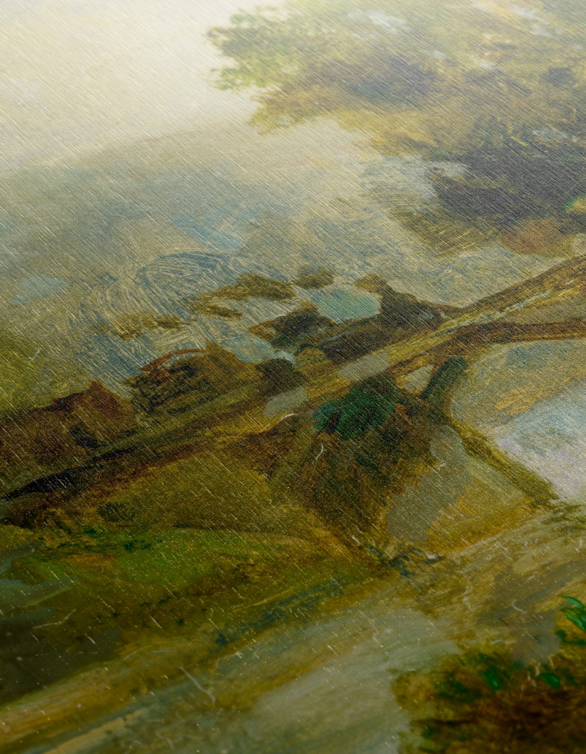 Serene Landscape with Bridge Over Water - Image 12