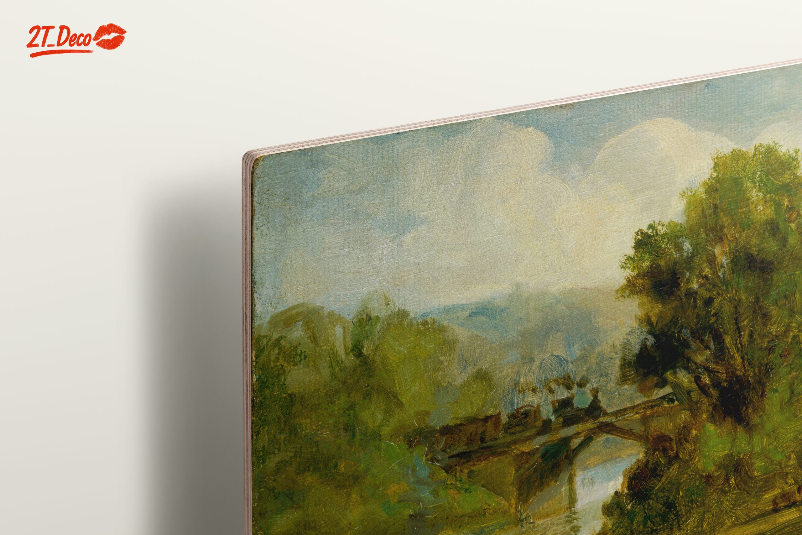 Serene Landscape with Bridge Over Water - Image 15